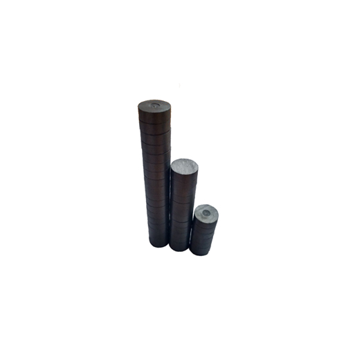 外贸出口磁性磁吸夹子用黑色磁铁 13.8x4.9mm